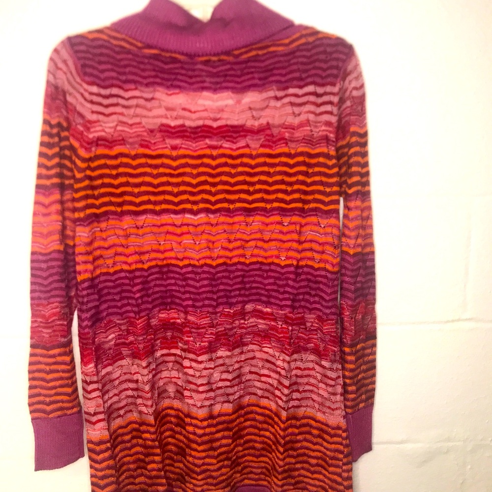 Griffin Paris Turtle Neck Ribbed Knit Pink